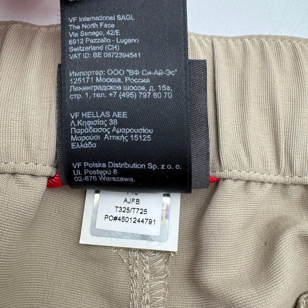 THE NORTH FACE Mens XXXL Tan Nylon Paramount Peak Convertible Cargo Hiking Pants